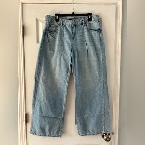 Aeropostale Light Blue Wide-Leg Jeans